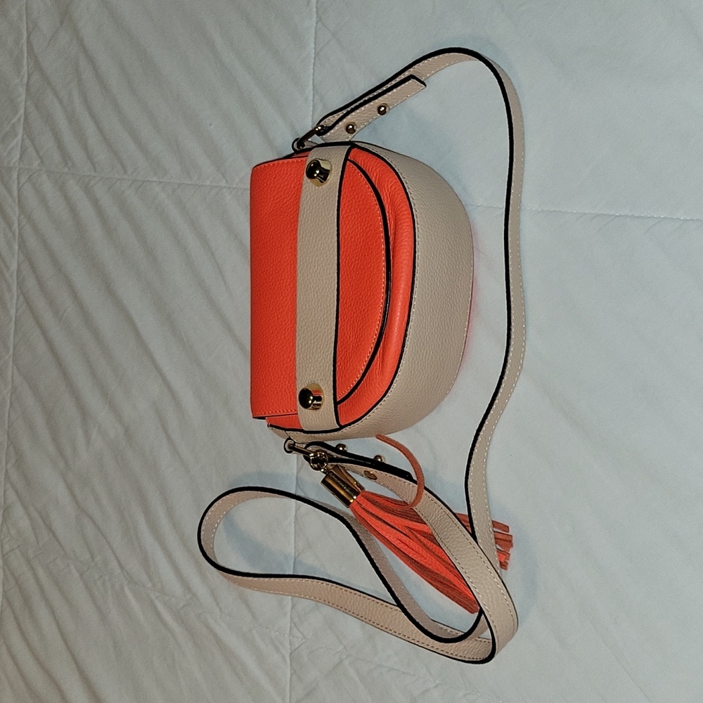 Hot pink crossbody bag